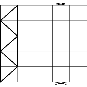 Discrete triangulated bracing