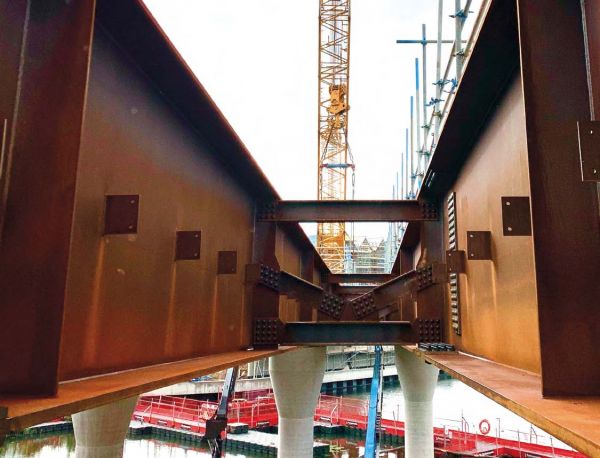 Springhead Bridge, Ebbsfleet, Kent - SteelConstruction.info