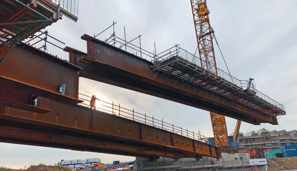 Springhead Bridge, Ebbsfleet, Kent - SteelConstruction.info