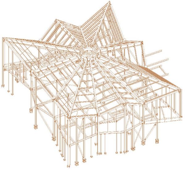 Great Tapestry of Scotland centre, Galashiels SteelConstruction.info